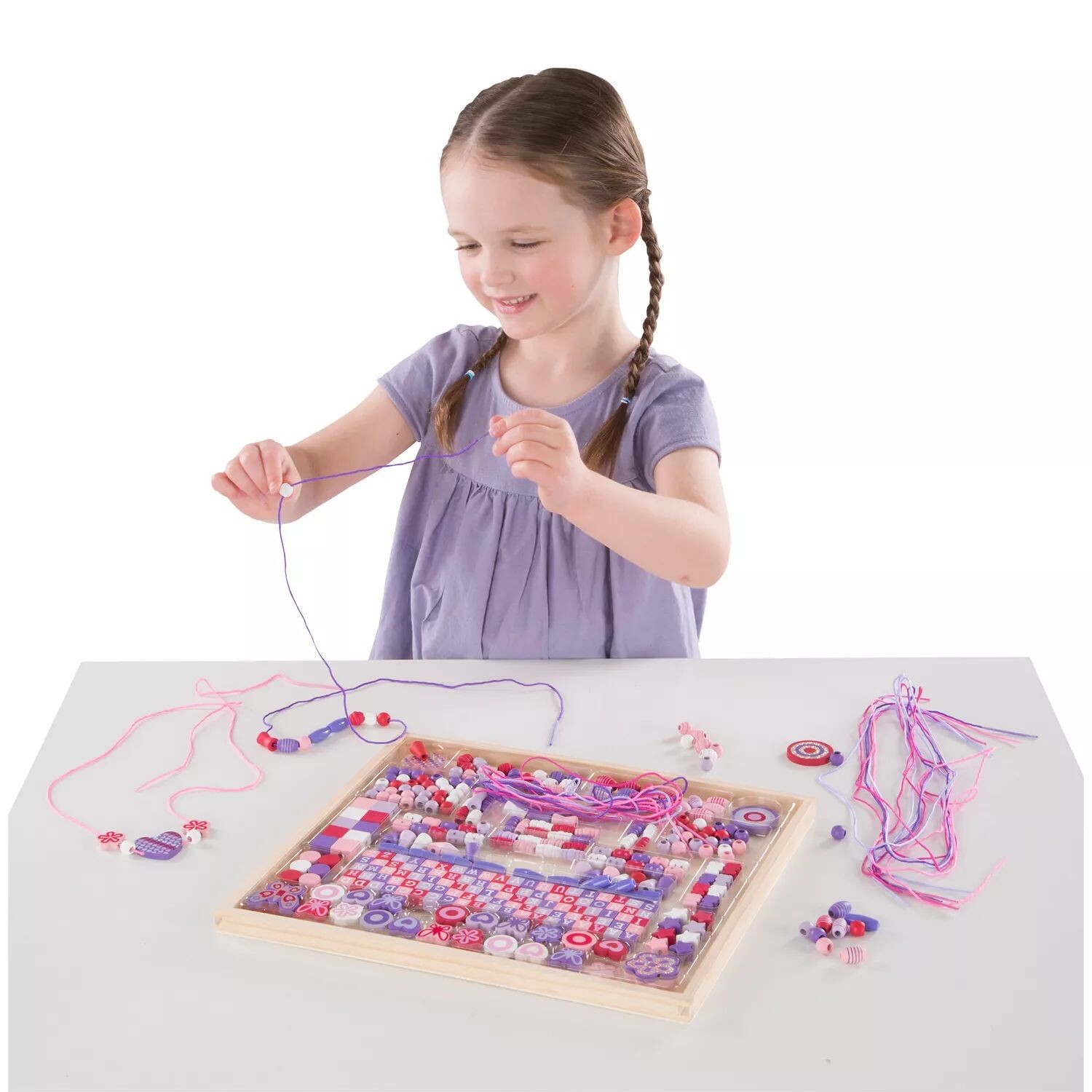 Коллекция Melissa & Doug Deluxe — набор деревянных бус Melissa & Doug — фото 2