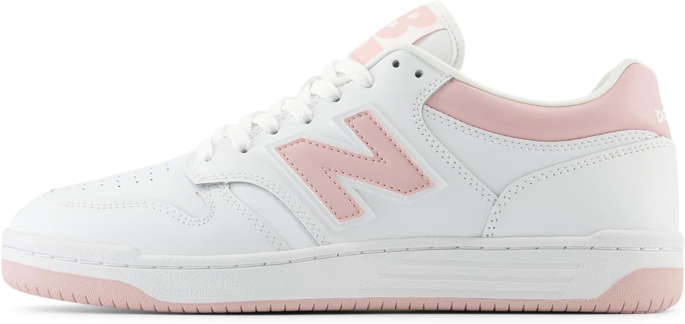 Мужские кроссовки New Balance 480 V1, White/Orb Pink — фото 4
