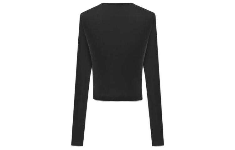 Футболка женская черная Saint Laurent — фото 2