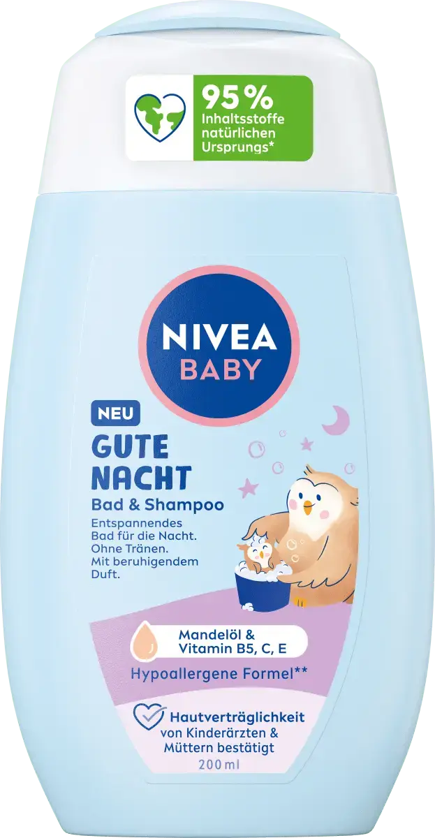 

Детская ванночка и усилитель Шампунь Спокойной ночи 200мл NIVEA