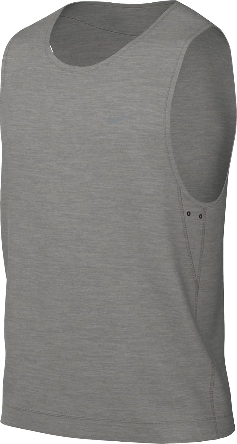 

Мужская универсальная майка Nike Primary Dri-FIT (DV9833-097, цвет: темно-серый меланж/меланж/дымчато-серый)