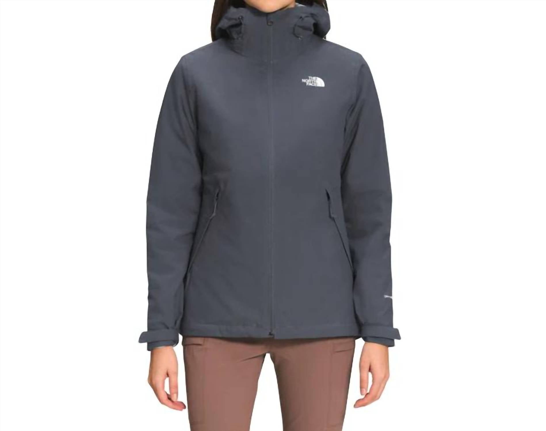 

Женская куртка Carto Triclimate в цвете Vanadis Grey/Tin Grey The North Face