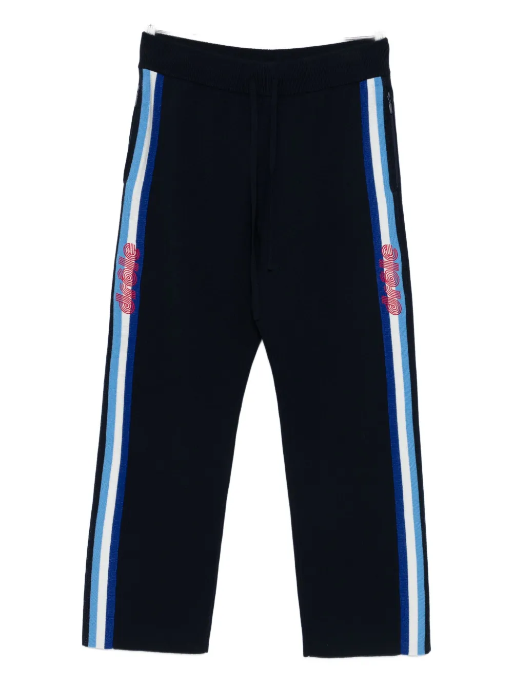 

Полосатые спортивные брюки Drôle De Monsieur, черный