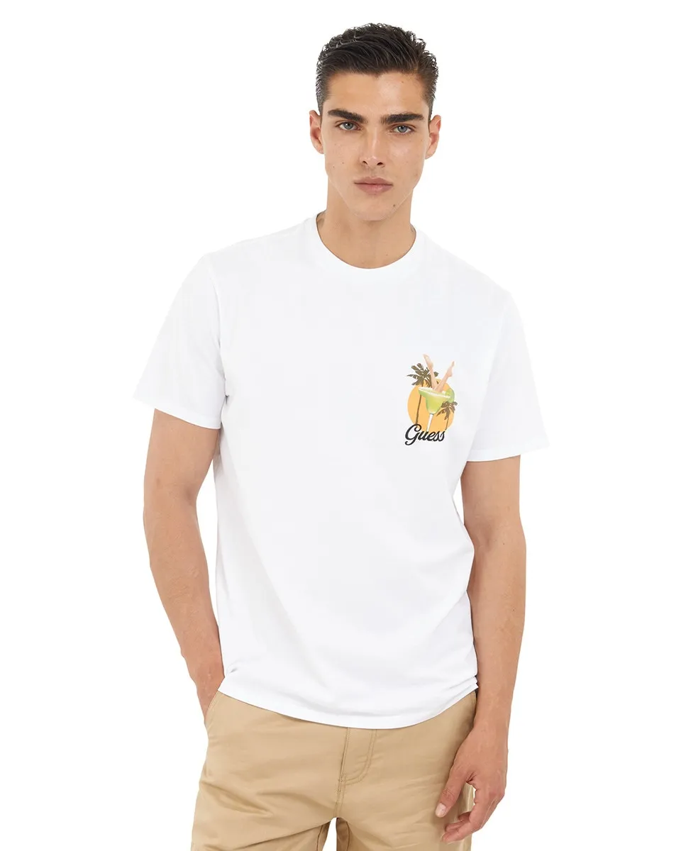 

Мужская футболка с коротким рукавом Guess, белый