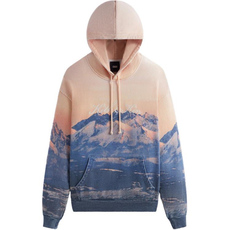 

KITH Толстовка Sunset Summit Nelson, Цитрин