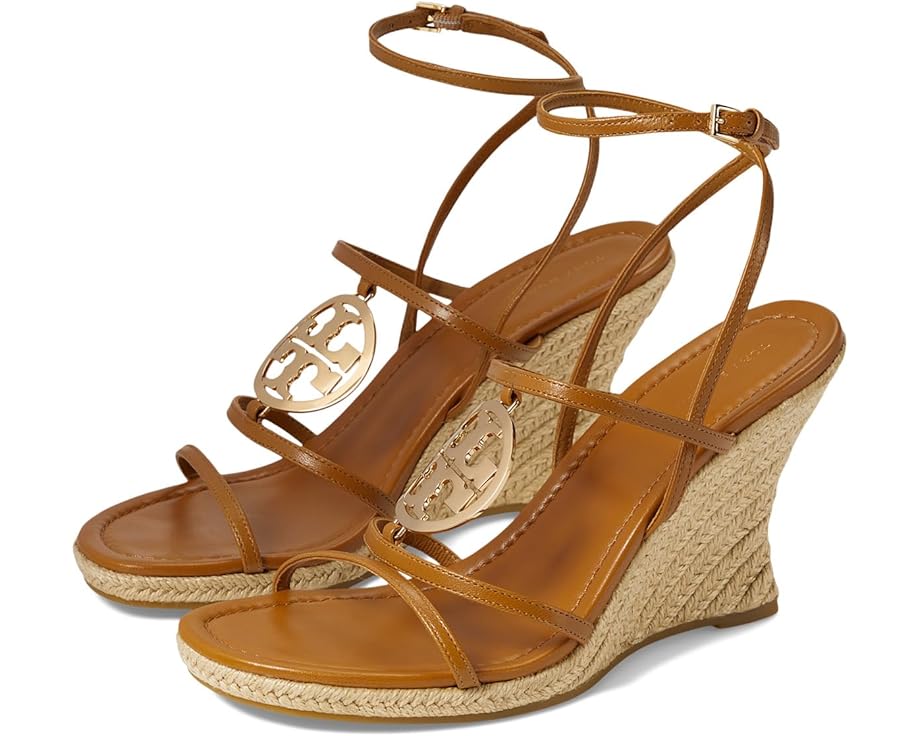 

Туфли Tory Burch 85 mm Capri Miller Espadrille Wedge, цвет Caramel Corn/Gold