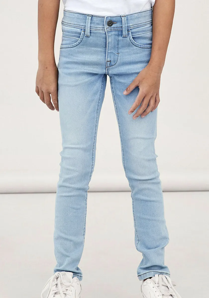 

Джинсы Name It стрейч "NKMSILAS DNMTAX PANT", голубой