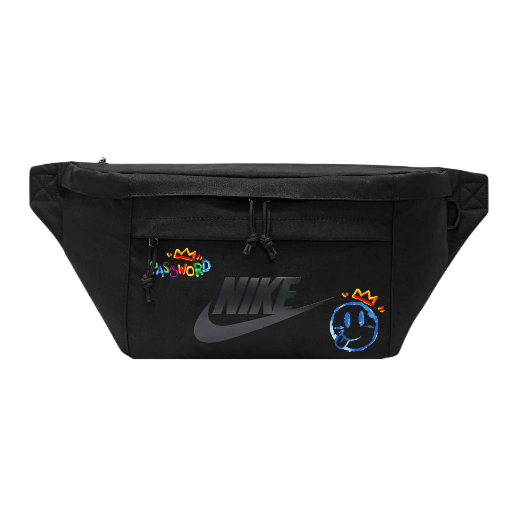 

Nike Тканевая поясная сумка Regular Unisex черная, Crown Smiley Face