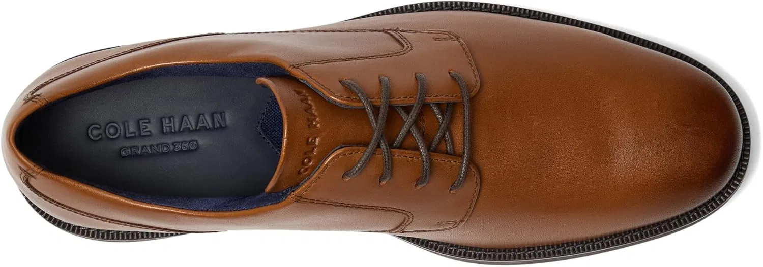 Оксфорды с простым носком Cole Haan Herren Bedford, British Tan Java — фото 3