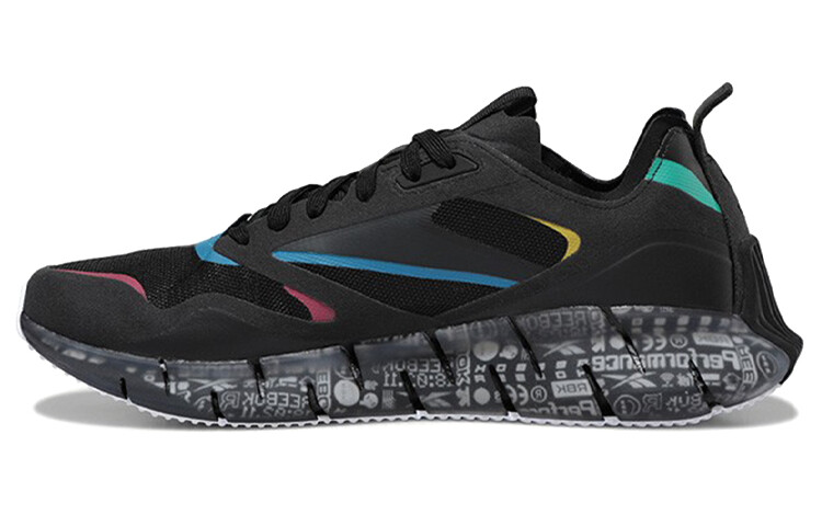 

Кроссовки для бега Zig Kinetica унисекс с низким верхом, черные Reebok