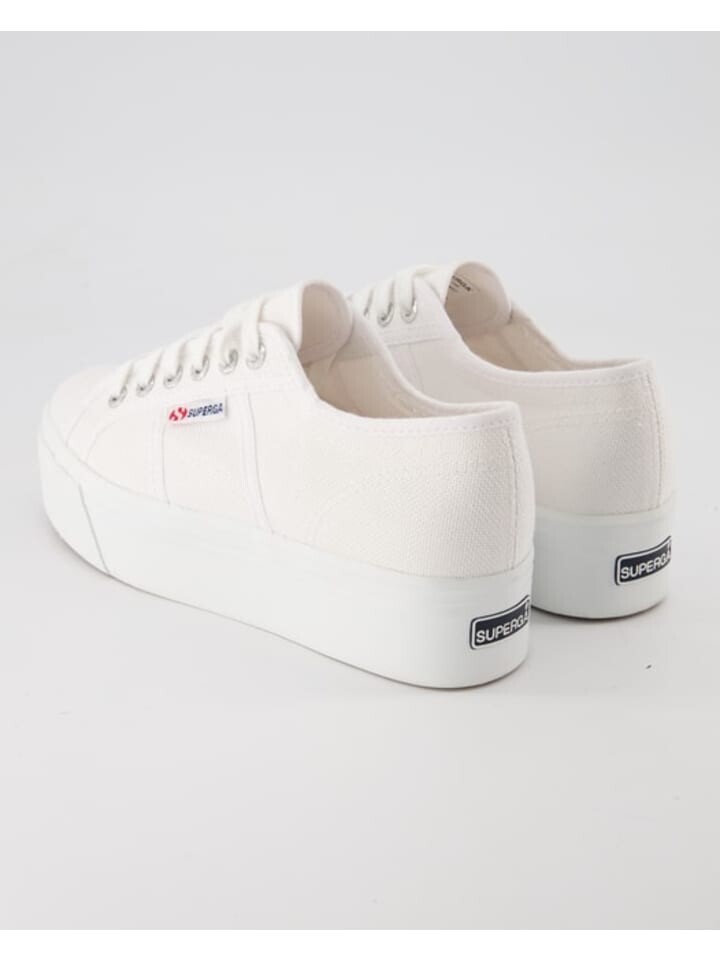 Кроссовки на шнуровке Superga, белый — фото 3