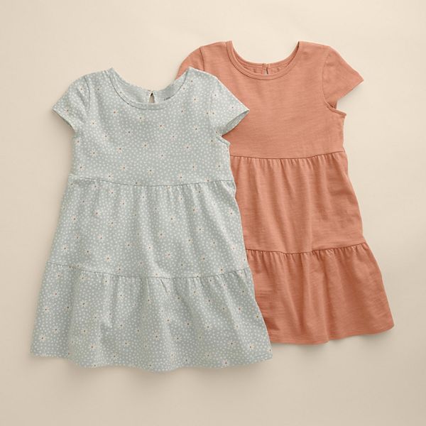 Комплект из 2 платьев для малышей Little Co. By Lauren Conrad, Blue Daisy Dots