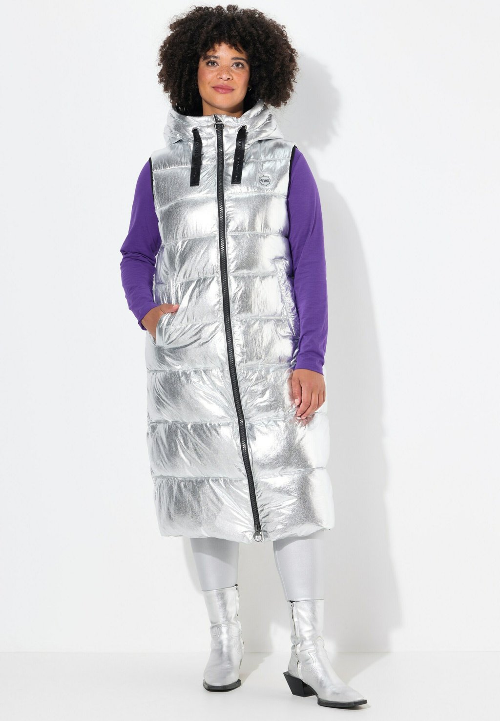 

Жилет Angel of Style, серебристый