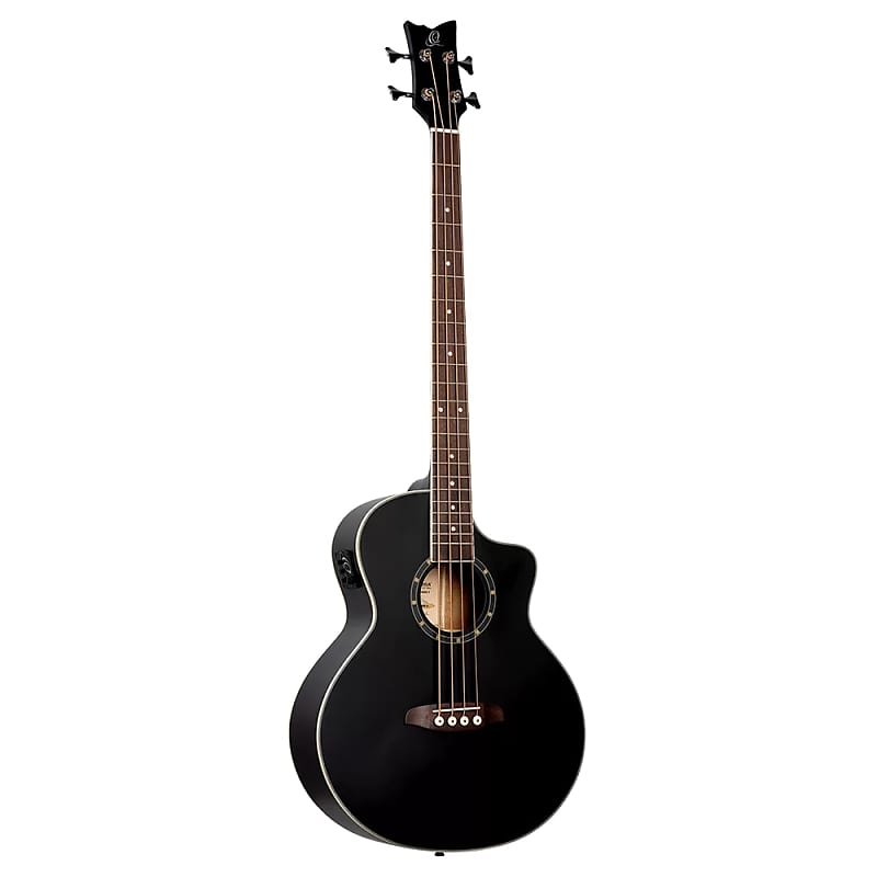 

Басс гитара Ortega Acoustic Bass Deep Series 7 4-String Medium Scale Bass Spruce/Mahogany Satin Black - D7CE-SBK-4