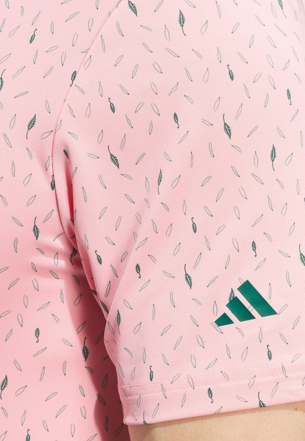 

Polo Ultimate Allover Print adidas Performance, полурозовая искра