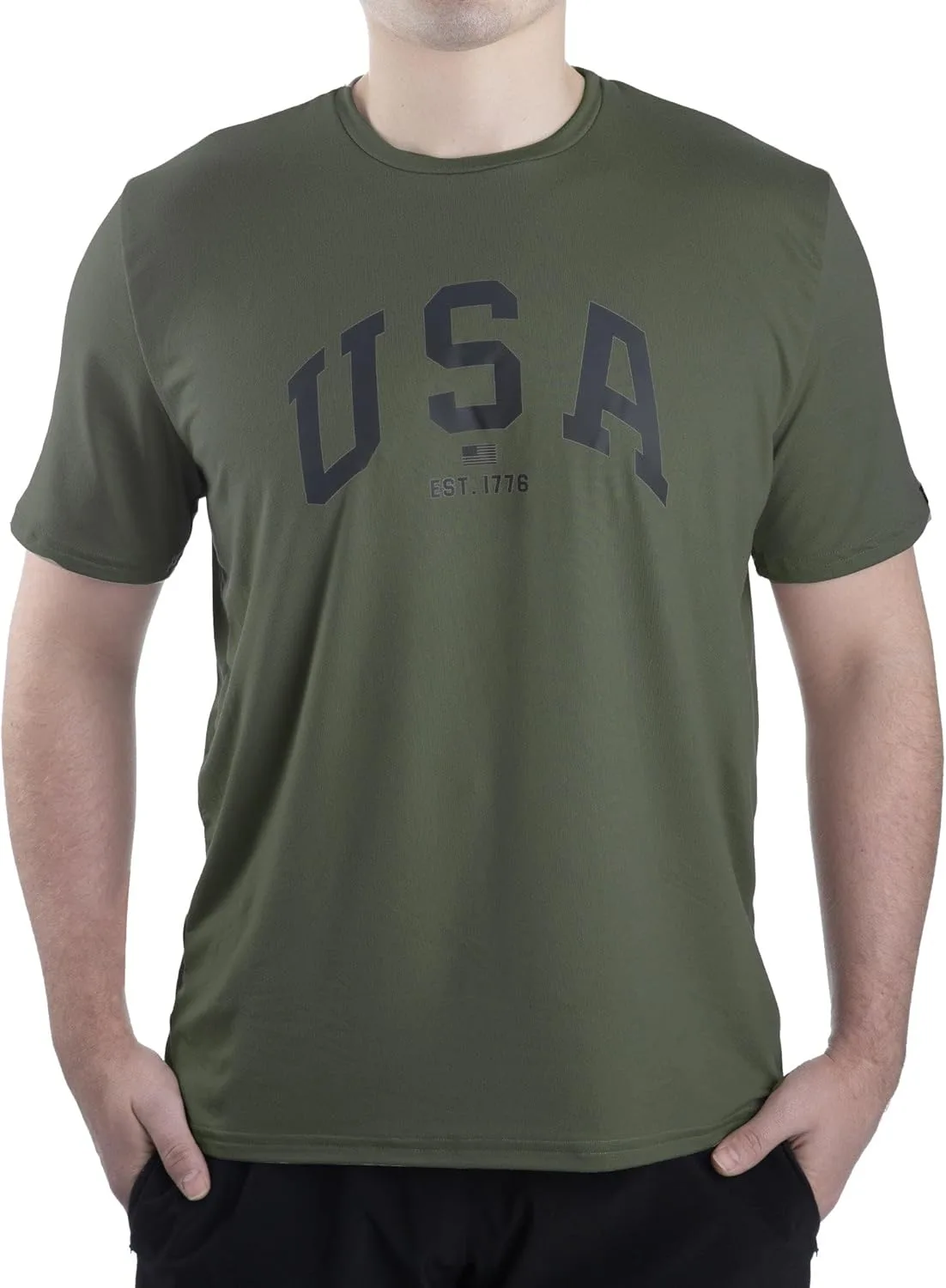 

WSI Sportswear мужская футболка с коротким рукавом USA SoftTECH