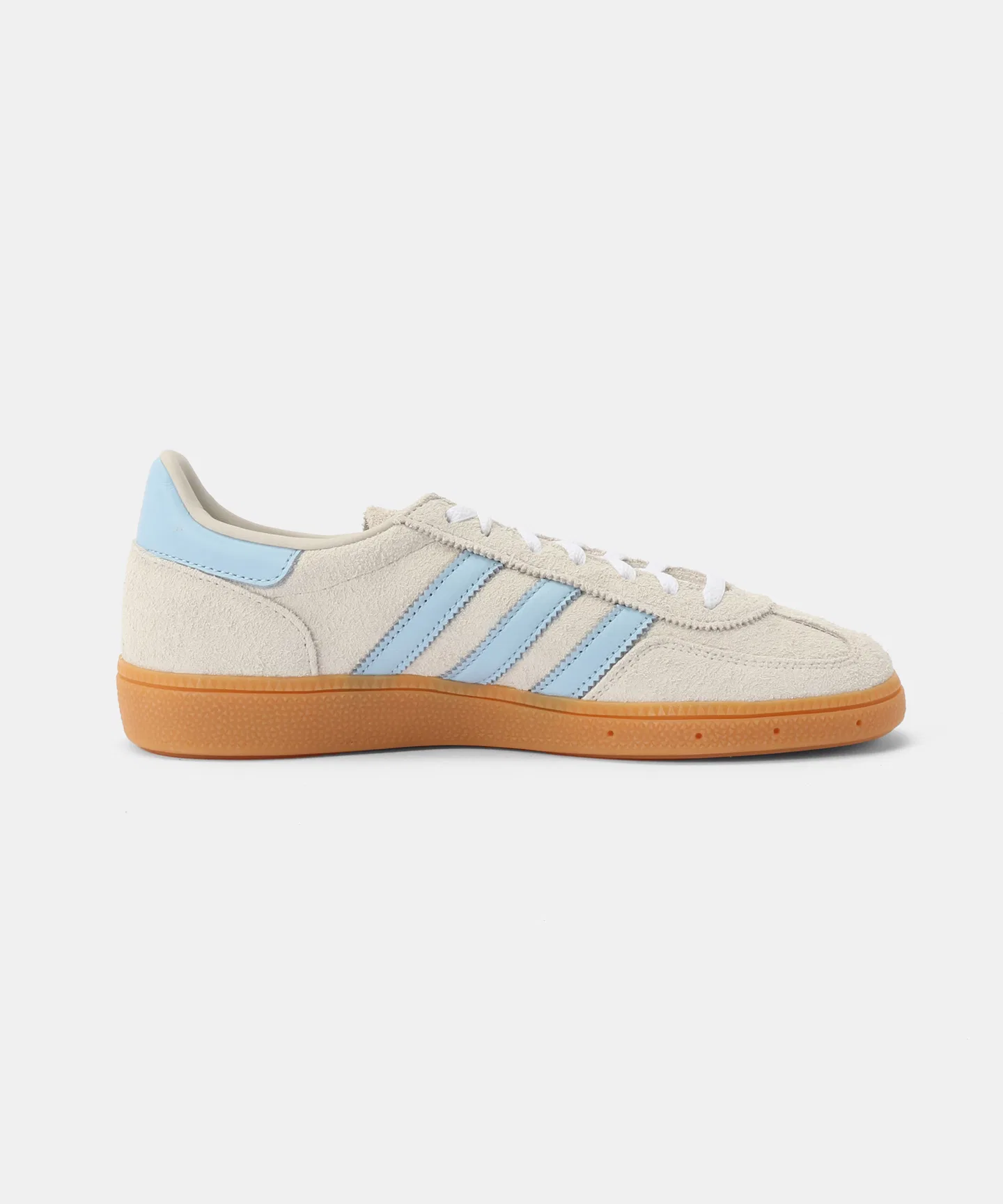 Унисекс кроссовки из натуральной кожи Adidas Handball Spezial серые — фото 4