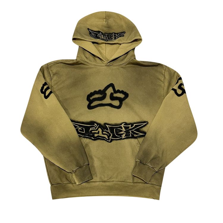 

Худи Cactus Jack by Travis Scott x Fox Racing x ComplexCon Hoodie Tan, желто-коричневый