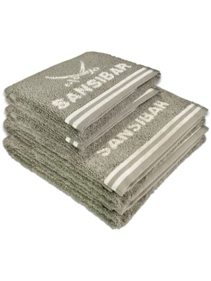 

Полотенце для рук Sansibar Frottier Serie Doubleface, цвет taupe/sand