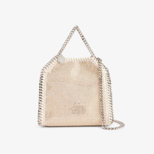 

Миниатюрная плетеная сумка на плечо Falabella Stella Mccartney, цвет honey