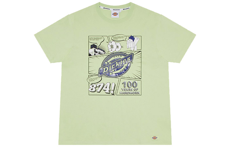 

Футболка прямая SS22 Мужская Зеленая Желтая Dickies