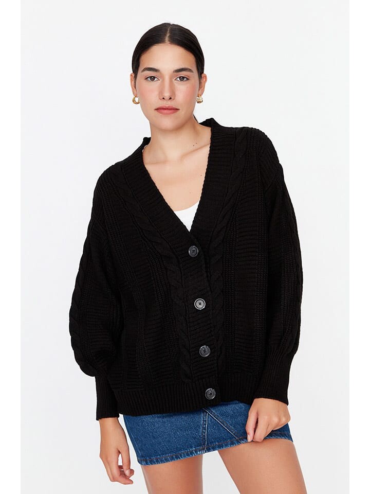 

Кардиган trendyol Cardigan, черный