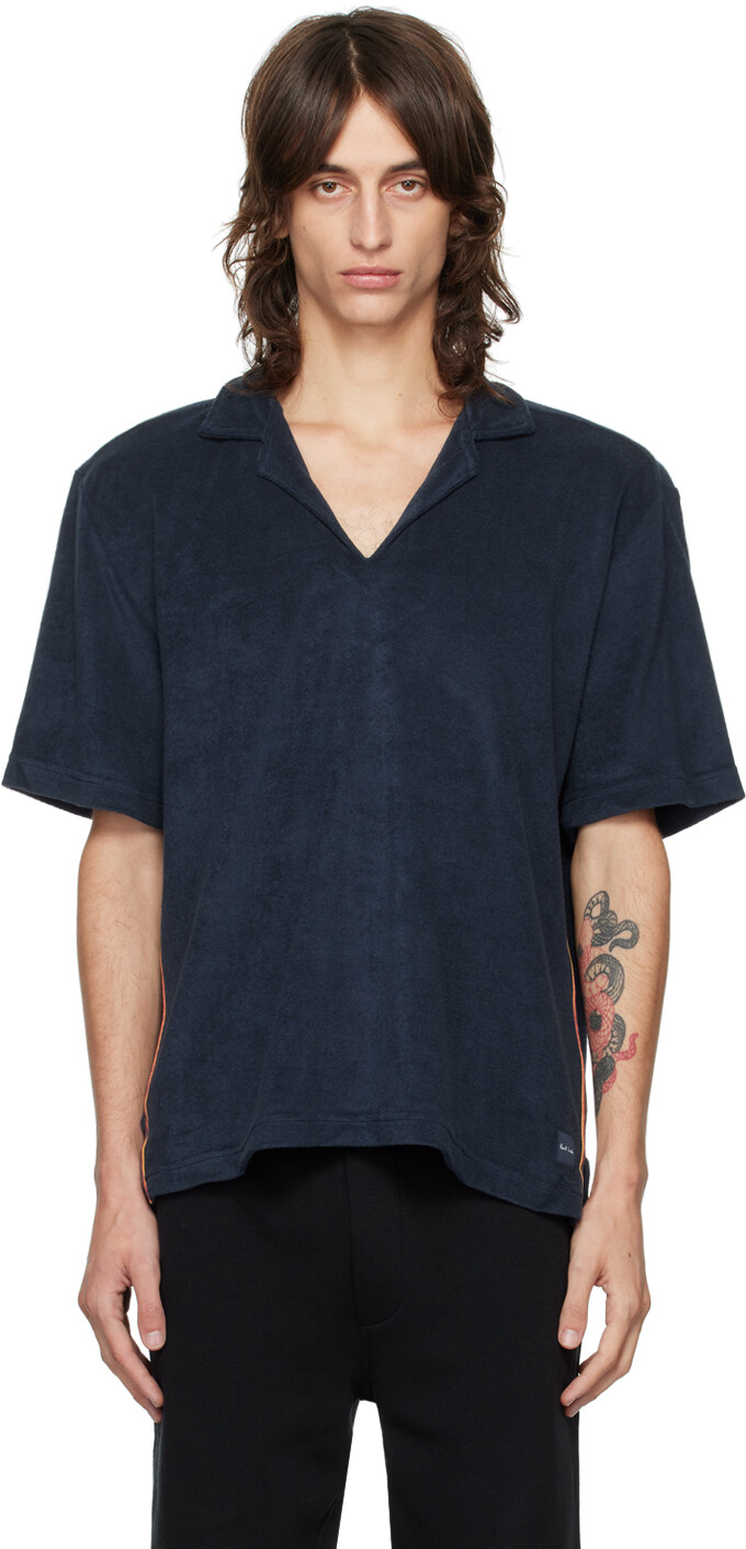 

Поло Navy Artist Stripe Paul Smith, Blues