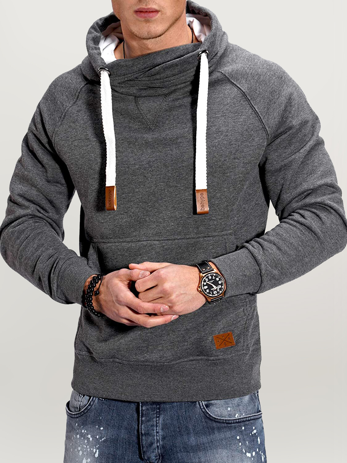 

Толстовка behype Hoodie JULES, темно-серый