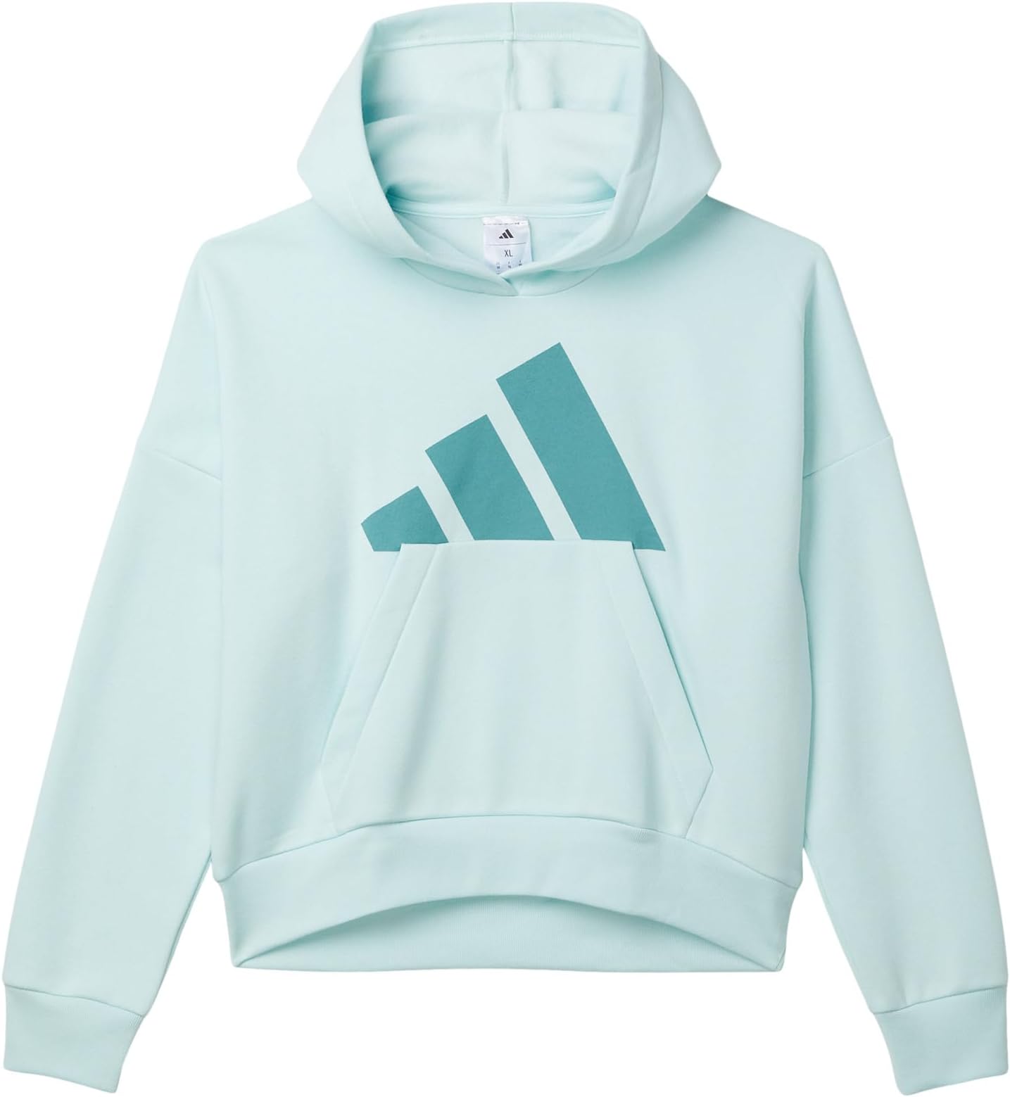 

Пуловер adidas Kids Essential Big Logo Fleece Hooded Pullover, цвет Halo Mint