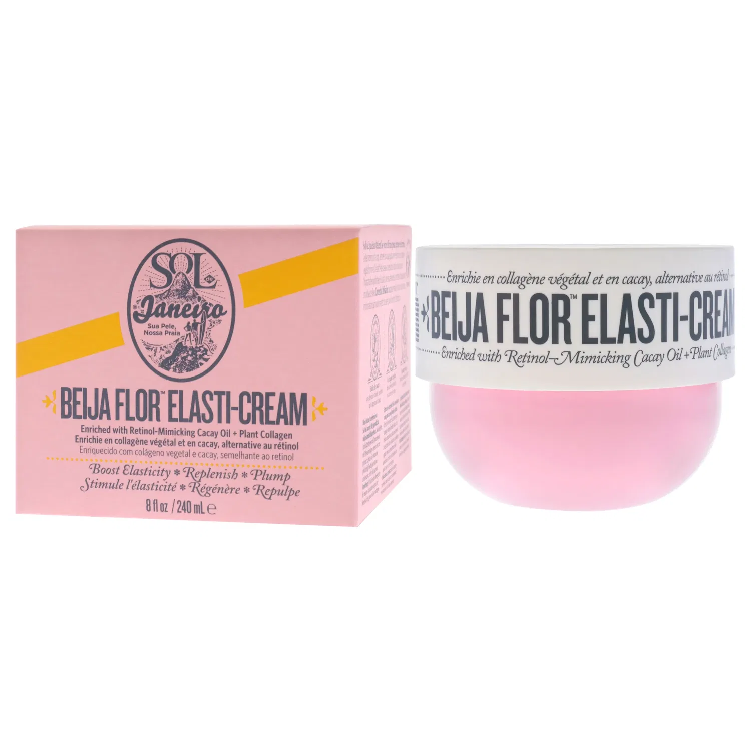 Elasti-Cream Beija Flor от Sol de Janeiro для унисекс - крем, 8 унций — фото 4