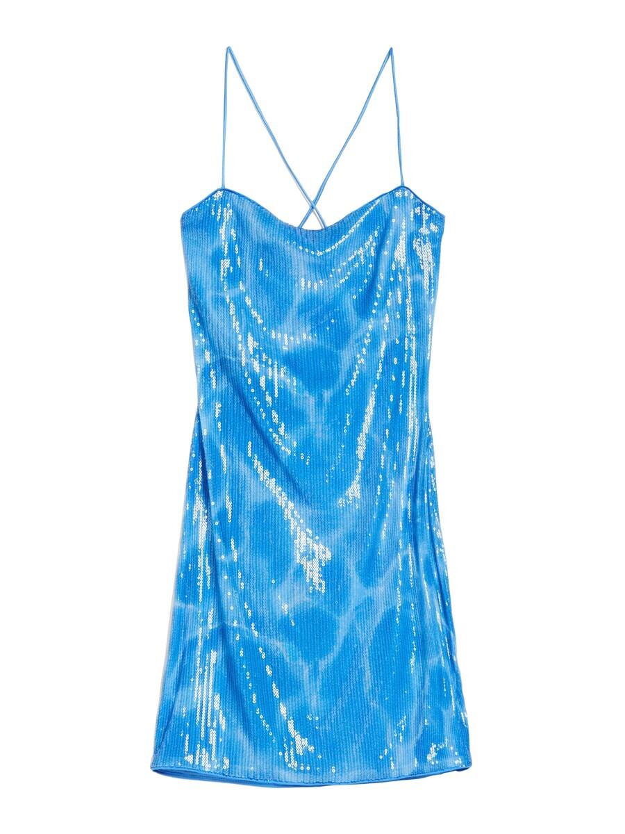 

Летнее платье Bershka Summer Dress, светло-синий