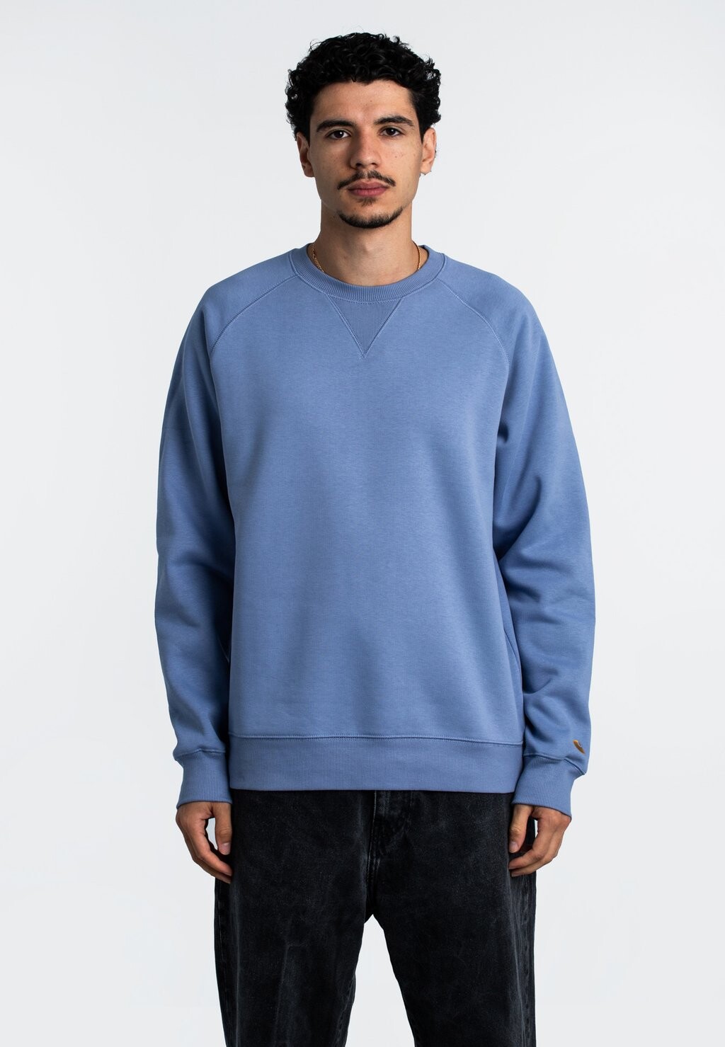 

Толстовка с капюшоном CHASE Carhartt WIP, светло-голубой