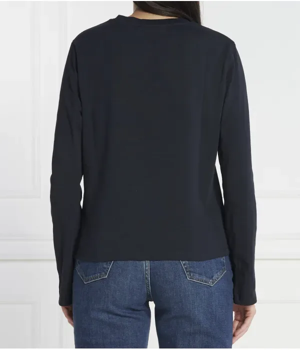 Блуза regular fit Tommy Hilfiger, темно-синий — фото 4