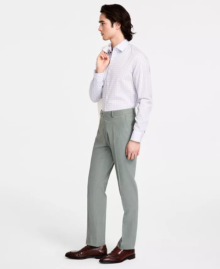 Мужские льняные брюки Modern-Fit Tommy Hilfiger, зеленый — фото 2