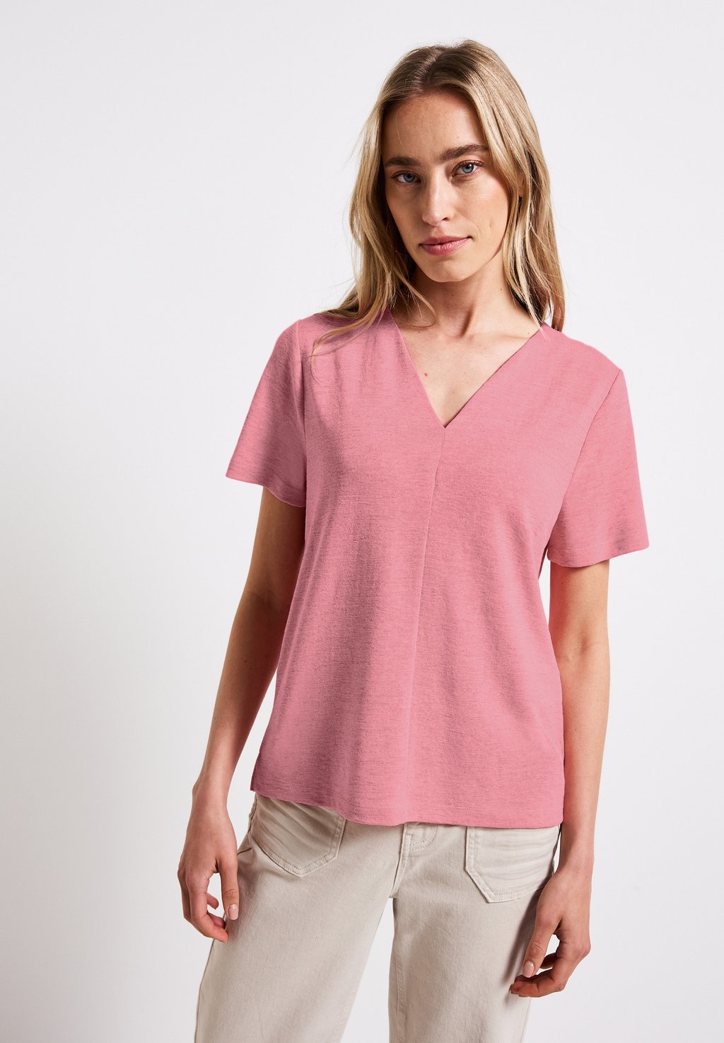 

Базовая футболка Street One, цвет Rosa