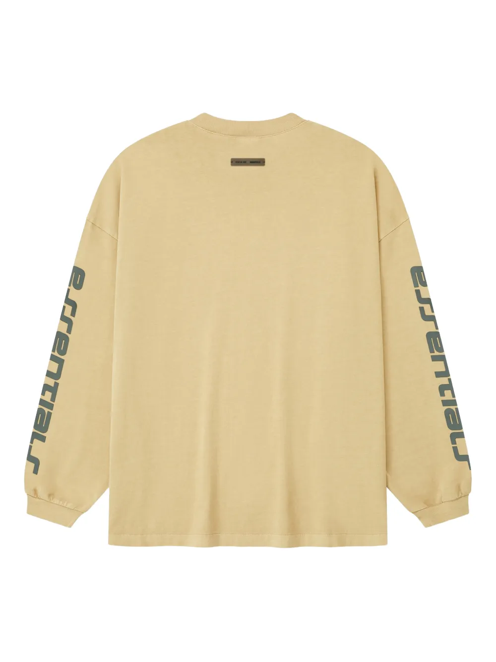 Лонгслив в стиле 90-х Fear Of God Essentials, желтый — фото 4
