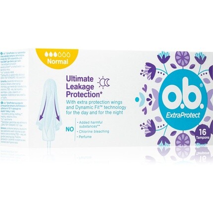 

Тампоны OB ExtraProtect Normal - 16 шт. O.B