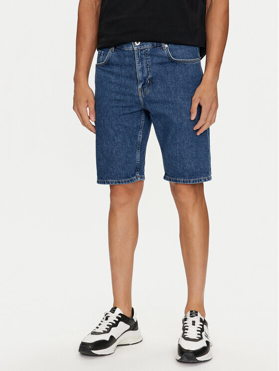 

Джинсовые шорты slim fit Karl Lagerfeld, синий