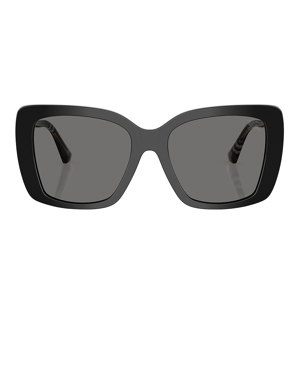 

Квадратные солнцезащитные очки Burberry, Black