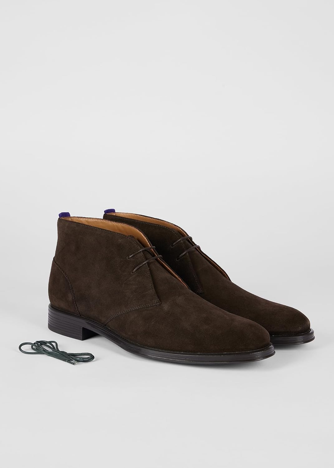 Мужские кроссовки Paul Smith Wilbur из темно-коричневой замши — фото 2