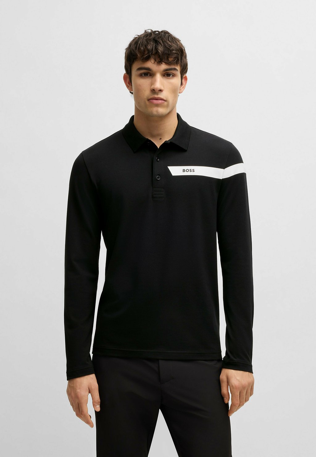 

Лонгслив Polo shirt BOSS, черный