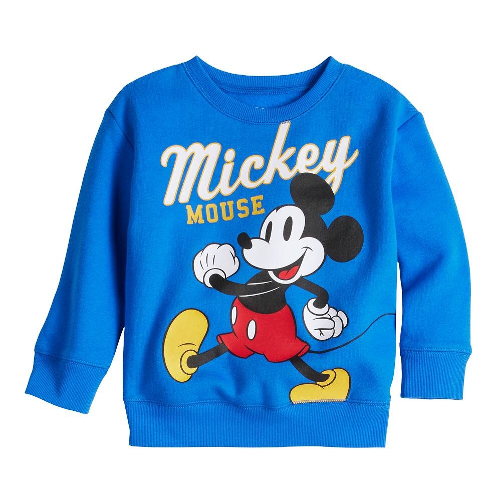 

Флисовый свитер с круглым вырезом для мальчиков с Микки Маусом Disney's от Jumping Beans Disney/Jumping Beans, цвет Large Mickey