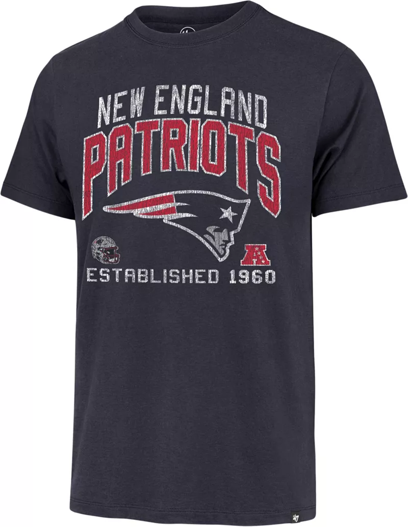 

Мужская синяя футболка с атласом '47 New England Patriots Turned Up Atlas