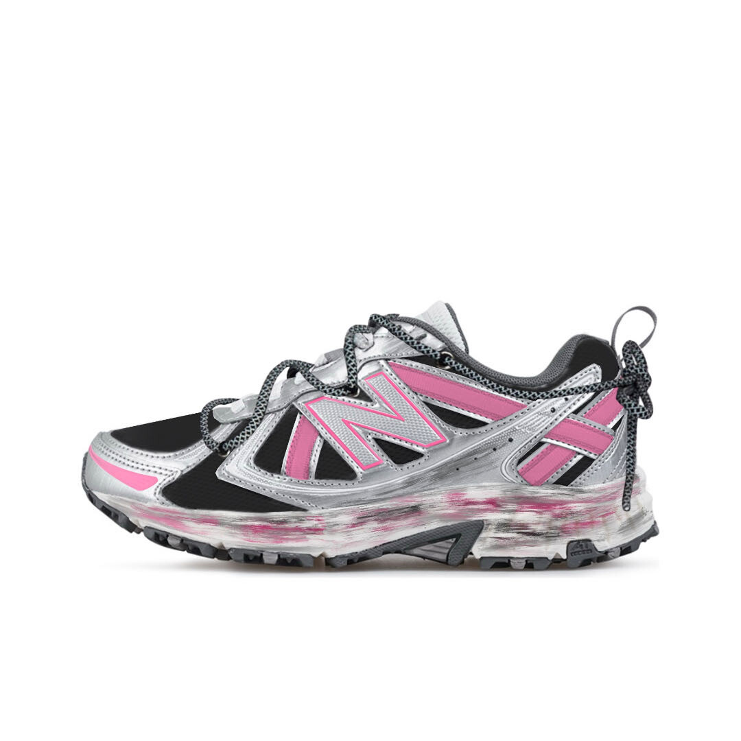 

Кроссовки NB 410 унисекс с низким верхом серые/розовые/черные New Balance