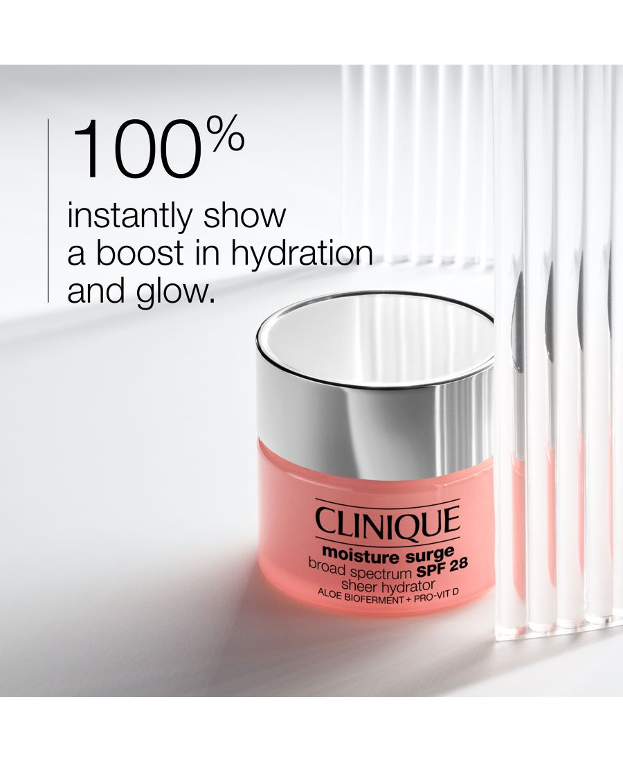 Увлажняющий крем Moisture Surge Broad Spectrum SPF 28 Sheer Hydrator, 2,54 унции Clinique, — фото 2