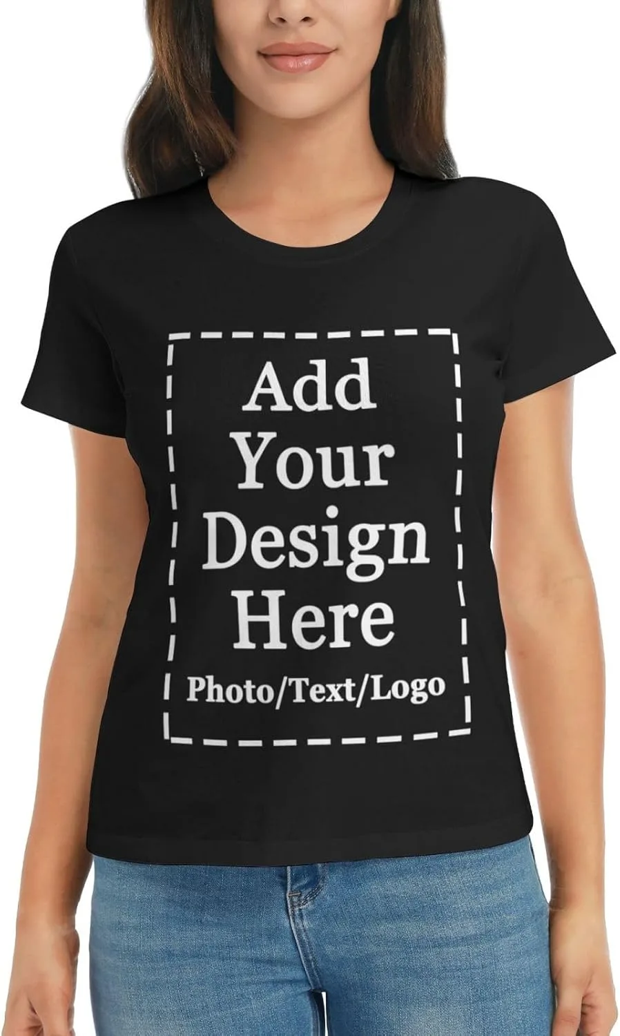 

Футболка с индивидуальным принтом для женщин Zylunda