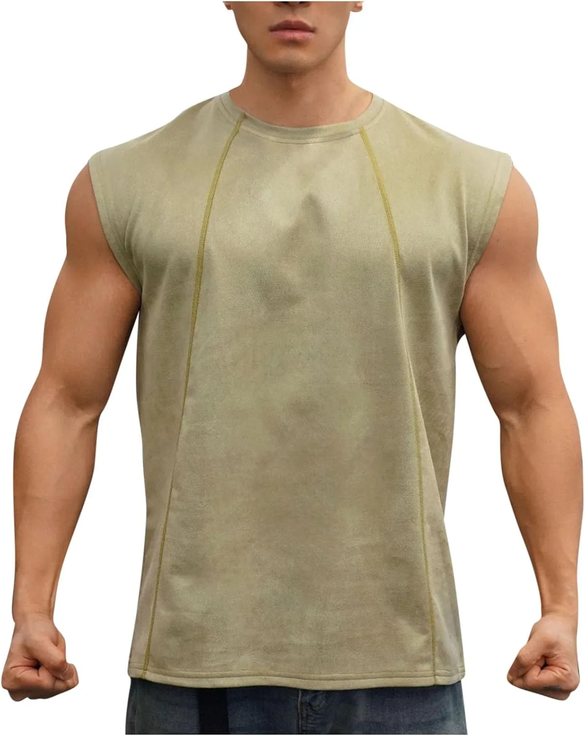 

Мужская майка для тренировок Gym Fitness Running, без рукавов, круглый вырез TXGMNA