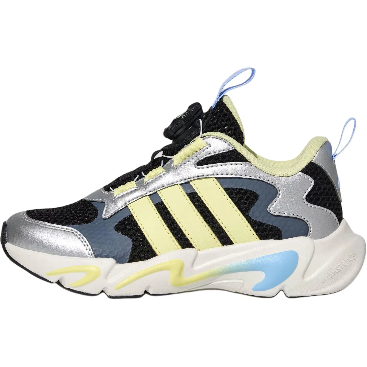 Кроссовки PLAYFLEX HABU Low top Kids Lifestyle Shoes Black Silver Yellow Kids' Adidas