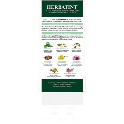 Novavis Platinum Blonde Перманентный травяной гель-краска для волос 135 мл, Herbatint — фото 2
