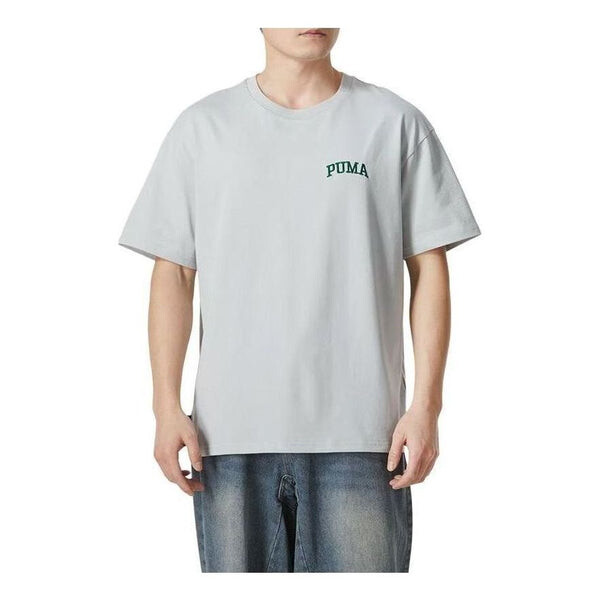

Футболка logo t-shirt 'grey' Puma, серый
